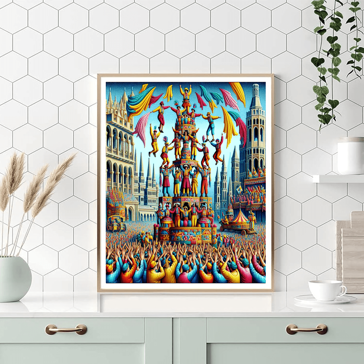 La Mercè Festival DIY Paint By Numbers