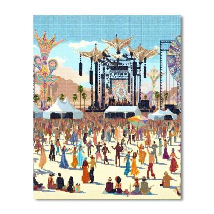 Coachella Music And Arts Festival - Usa Paint By Number