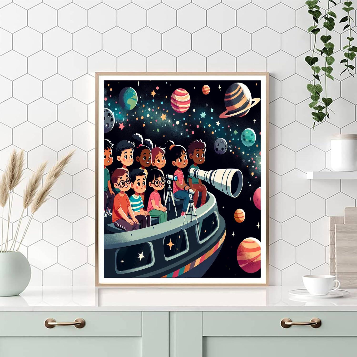 Wonders Of The Solar System Paint By Numbers