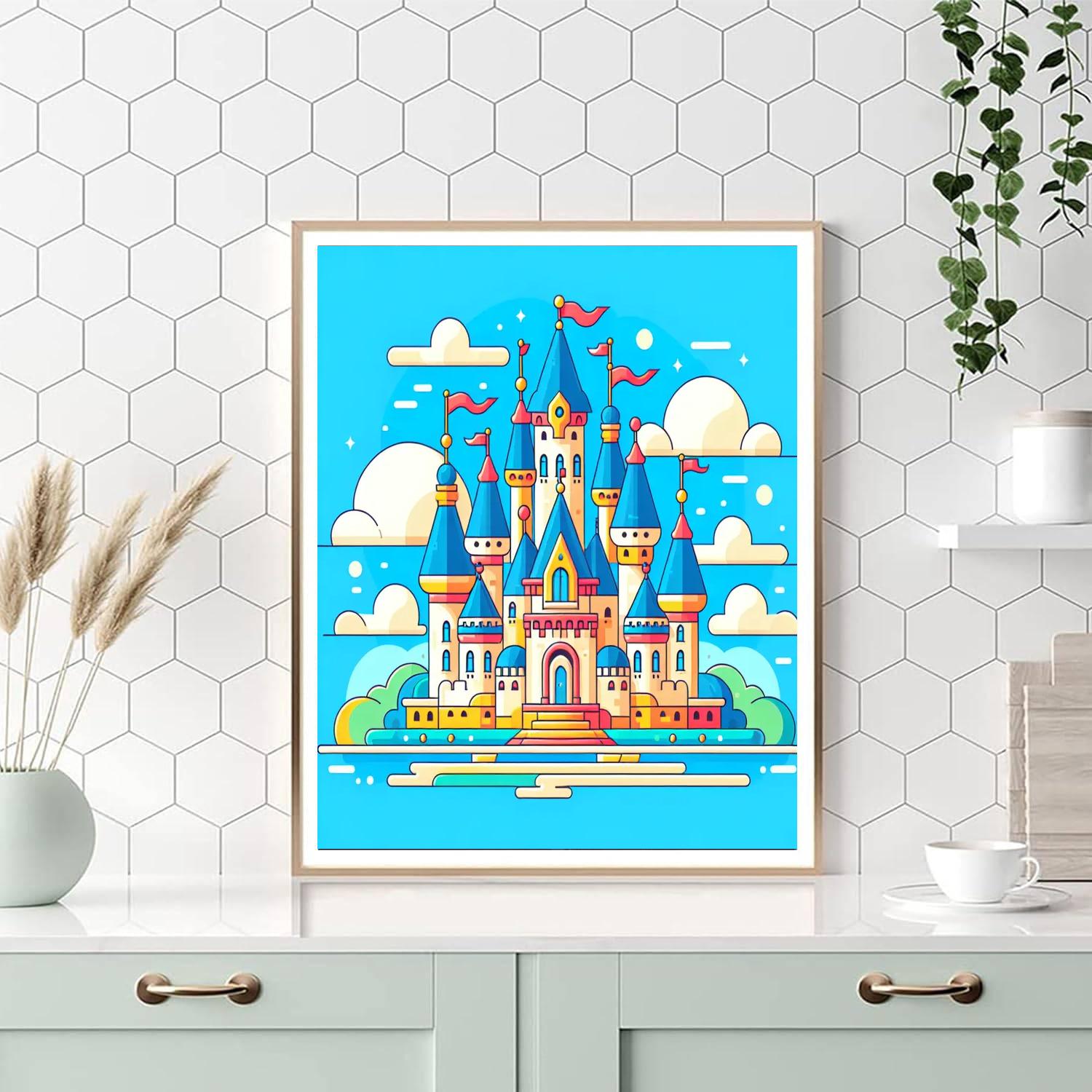 Dream Castle Adventure Paint By Numbers Art