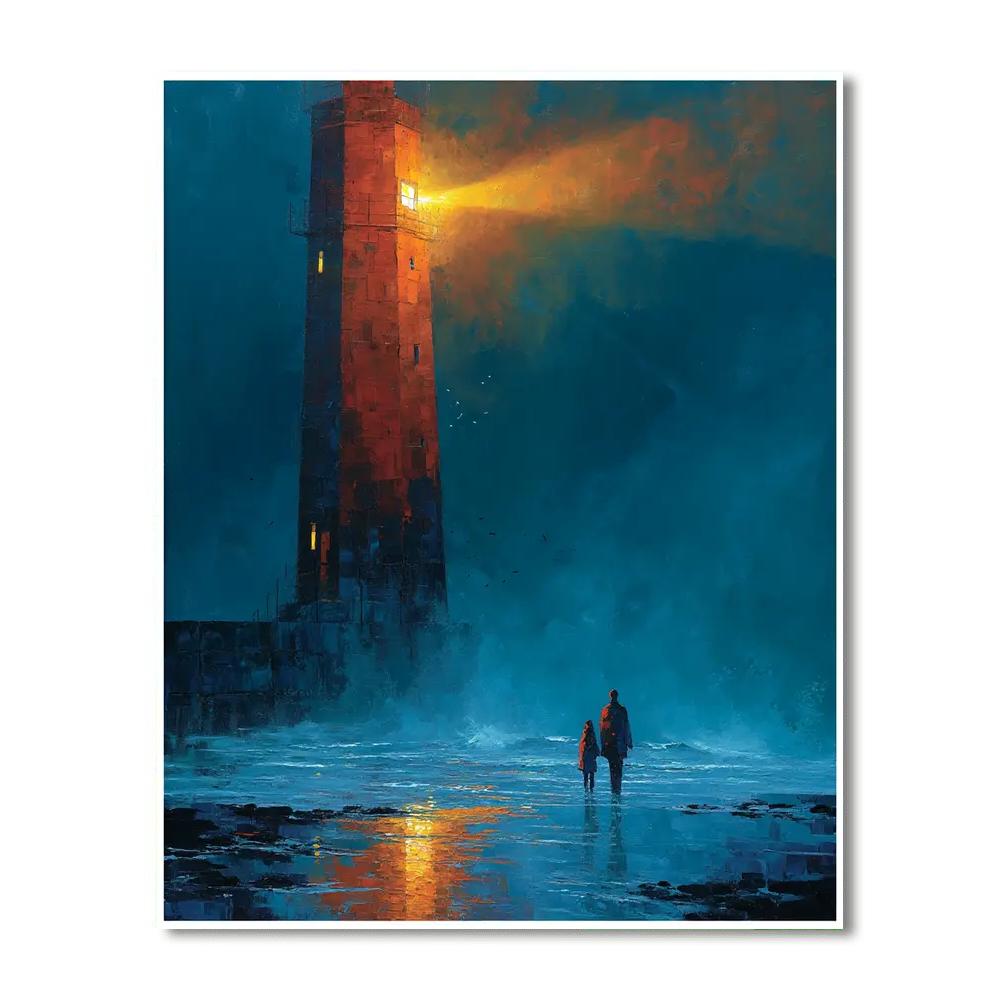 The Motherly Lighthouse Paint By Number