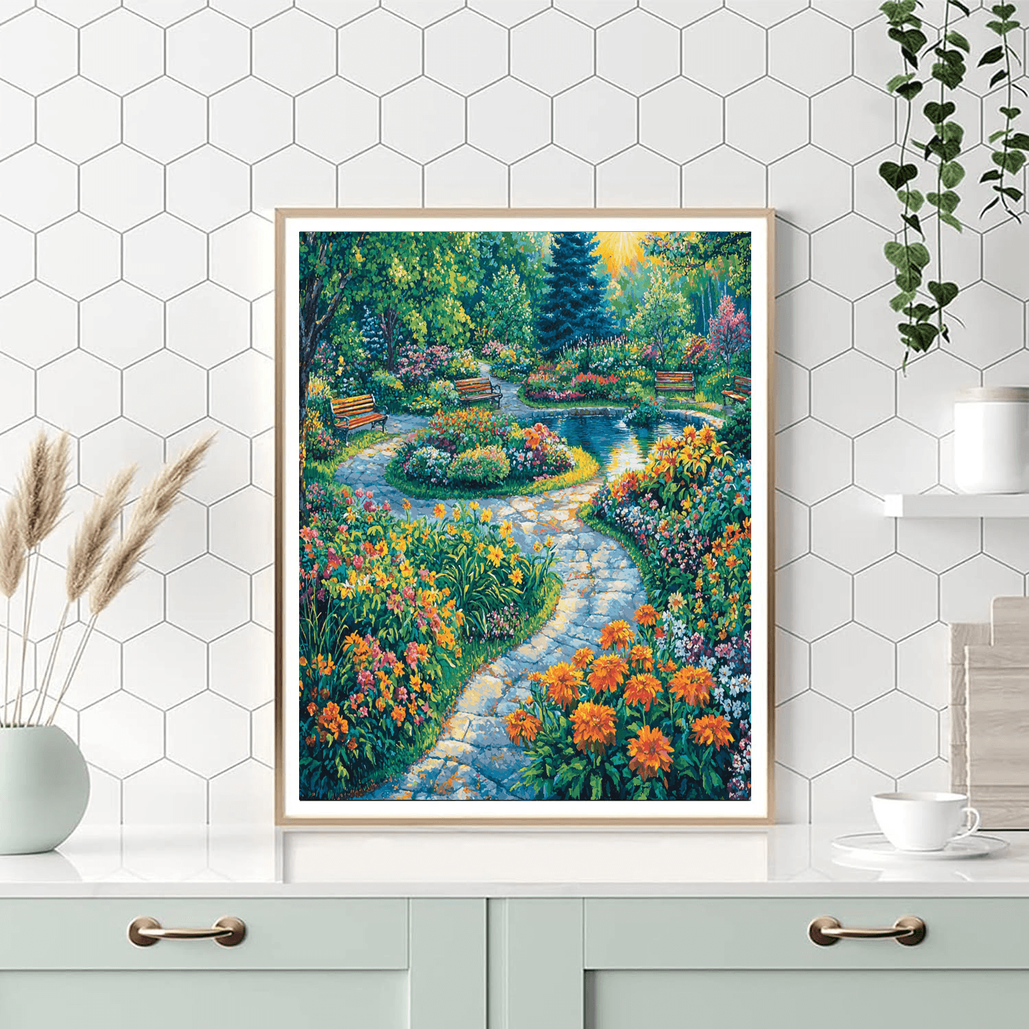 Bonn Botanical Gardens Paint By Numbers