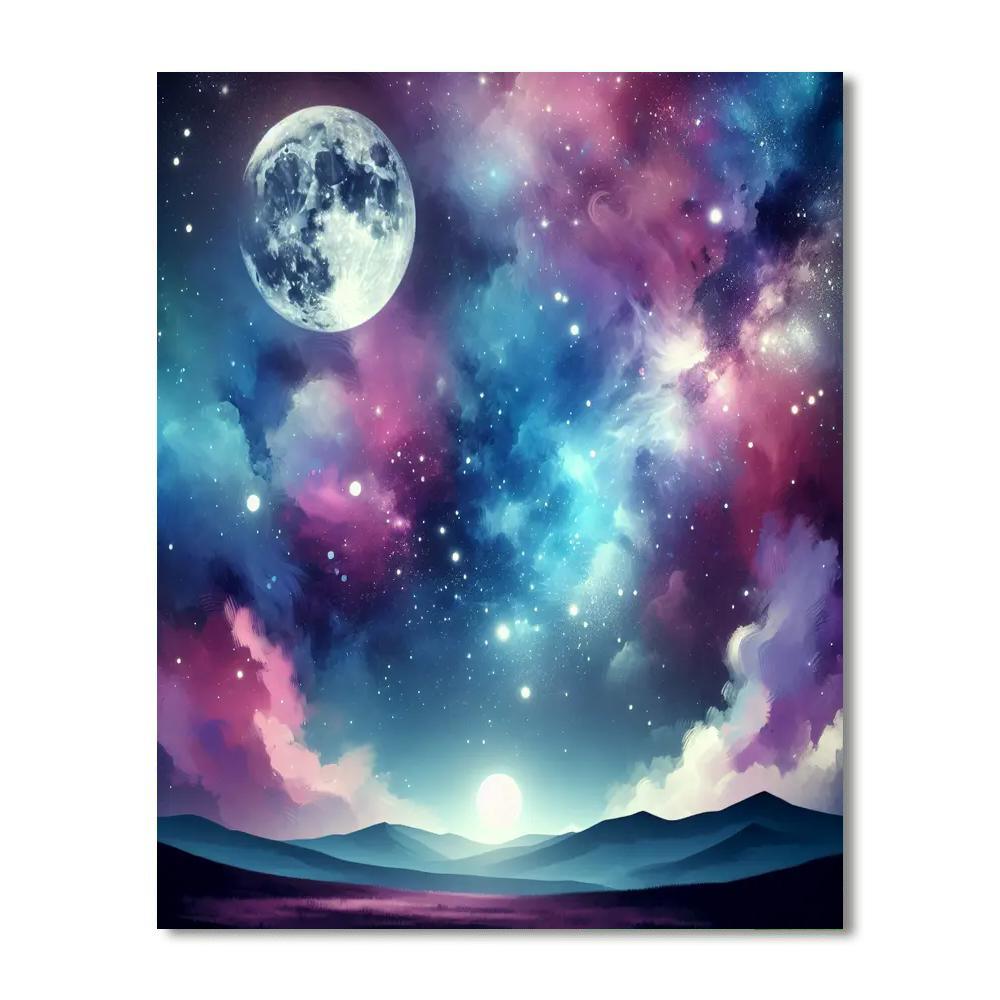 Celestial Dreams - Night Sky Adventure Painting By Numbers Kit