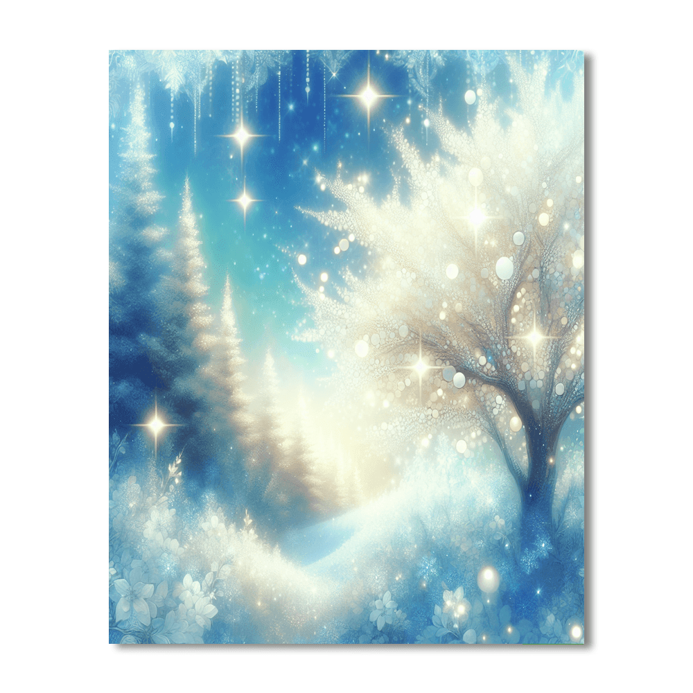 Fairytale Winter Wonderland Painting Number Kit
