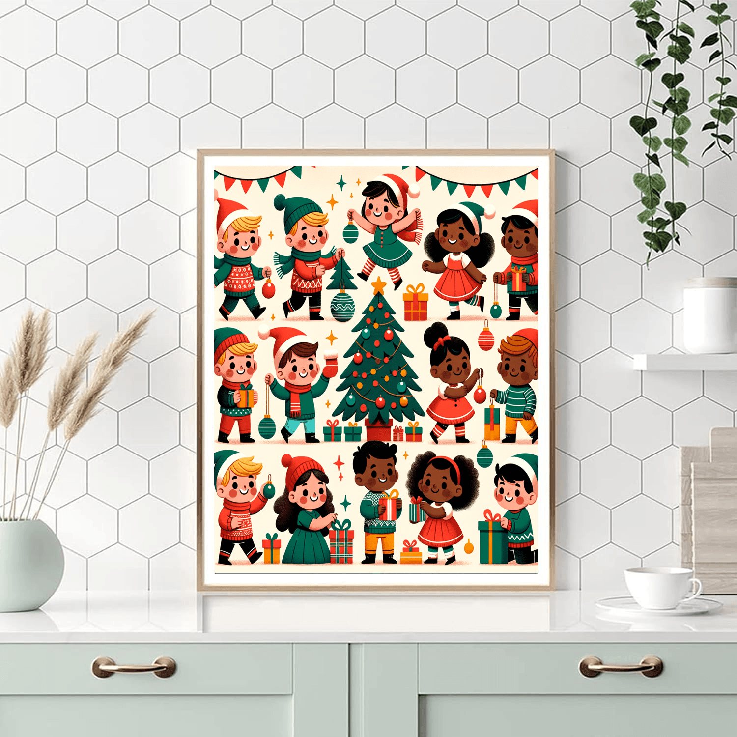 Joyful Holiday Gatherings Painting By Numbers Kit