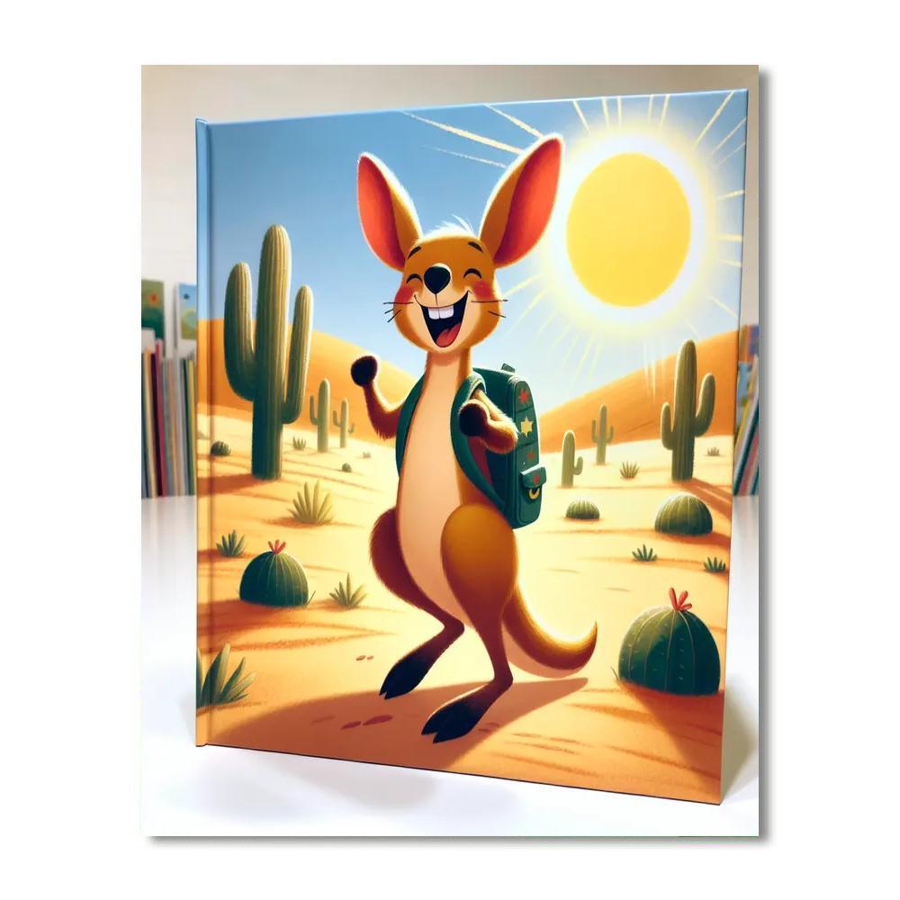 Adventurous Explorer Kangaroo Paint By Number