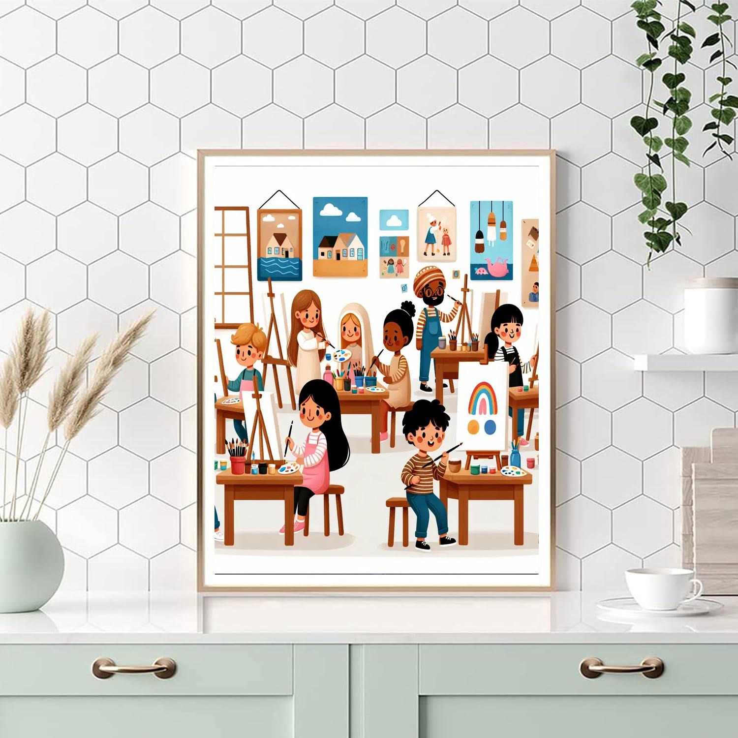 Art Studio Adventure Painting Number Kit