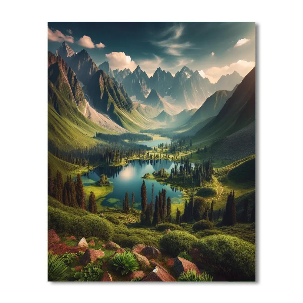 Majestic Serenity Paint By Numbers Kits