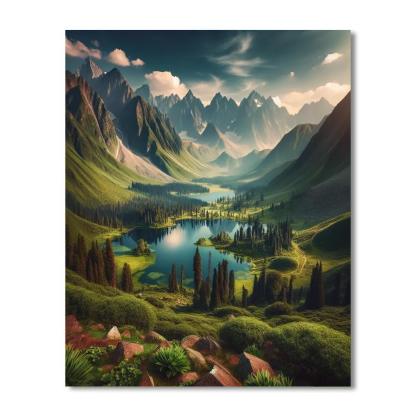 Majestic Serenity Paint By Numbers Kits