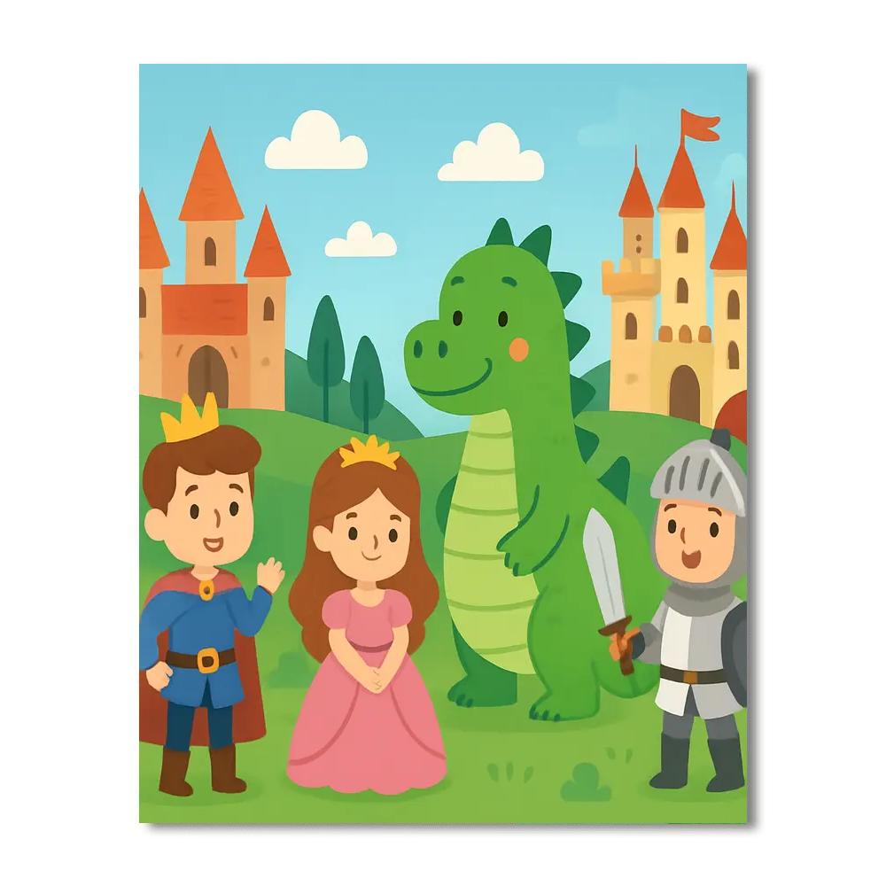 Enchanted Storybook World Painting By Numbers Kit