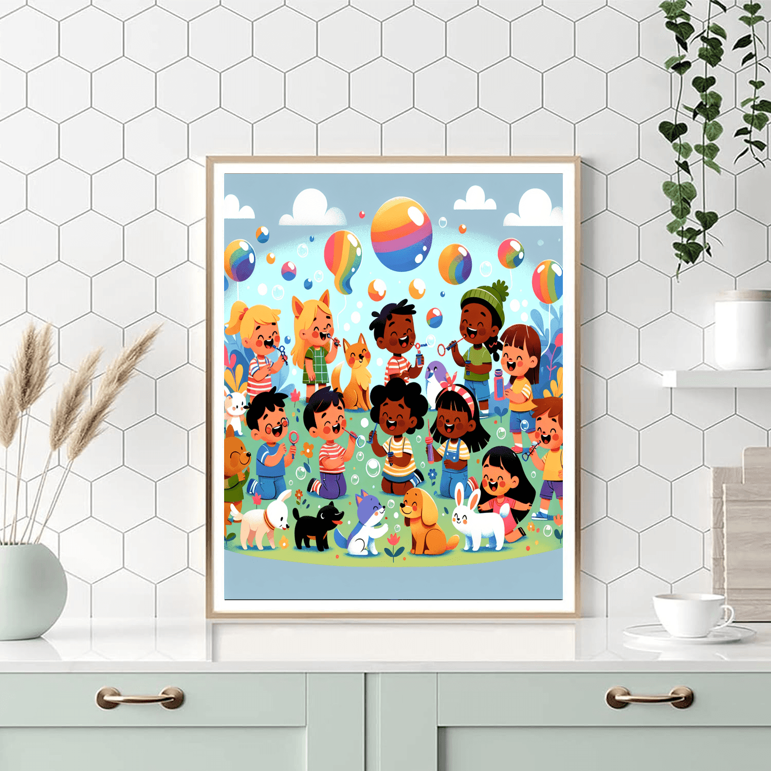 Bubbly Bubble Bash Paint By Color