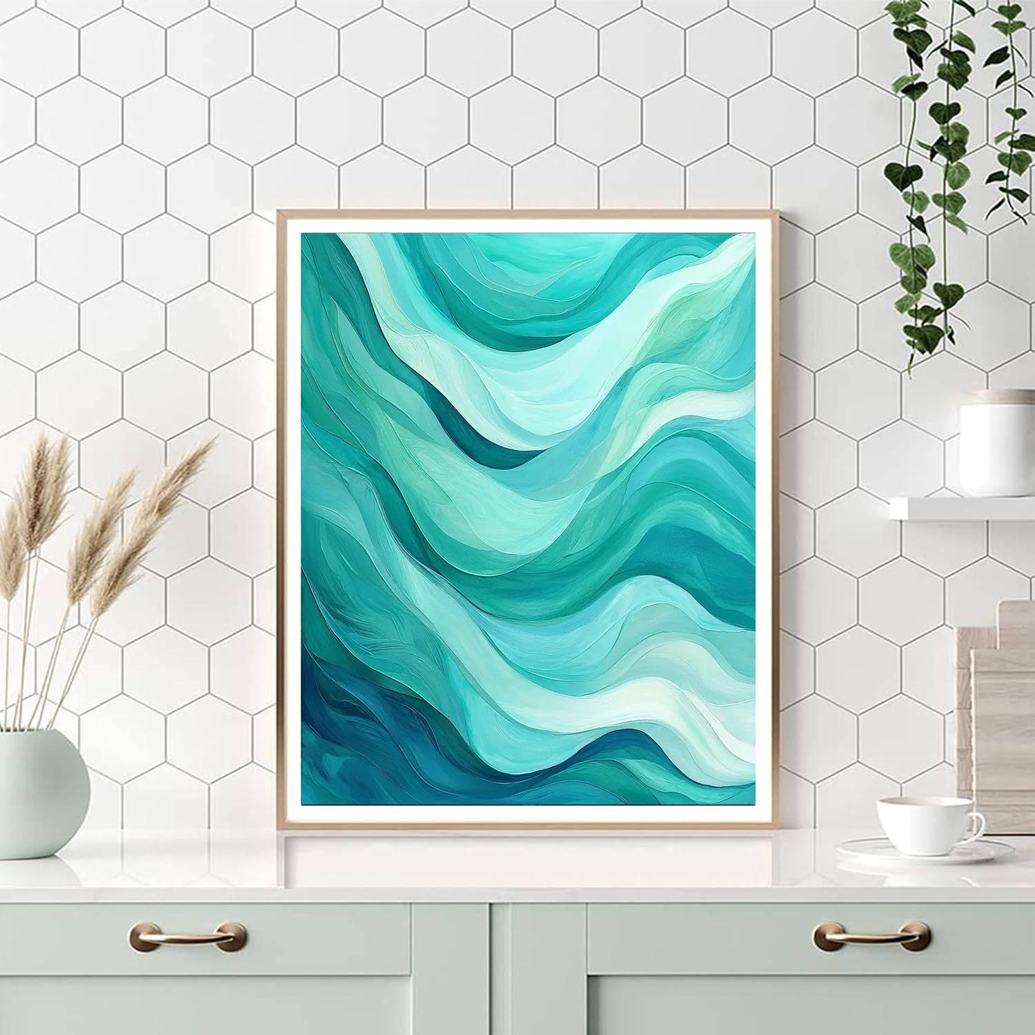 Michelangelo Inspired The Grace Of Waves  Paint By Color