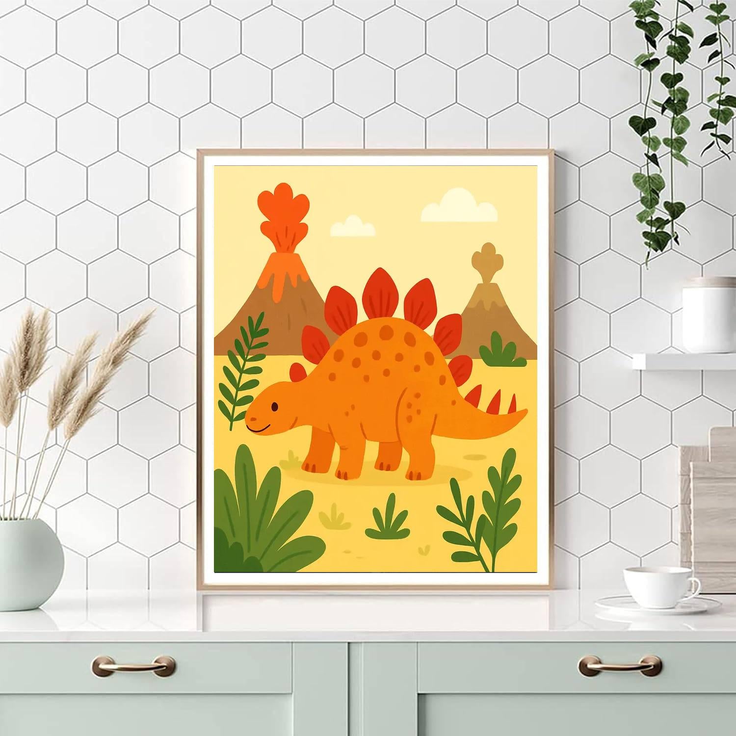 Prehistoric Dino World Numbered Painting Kits