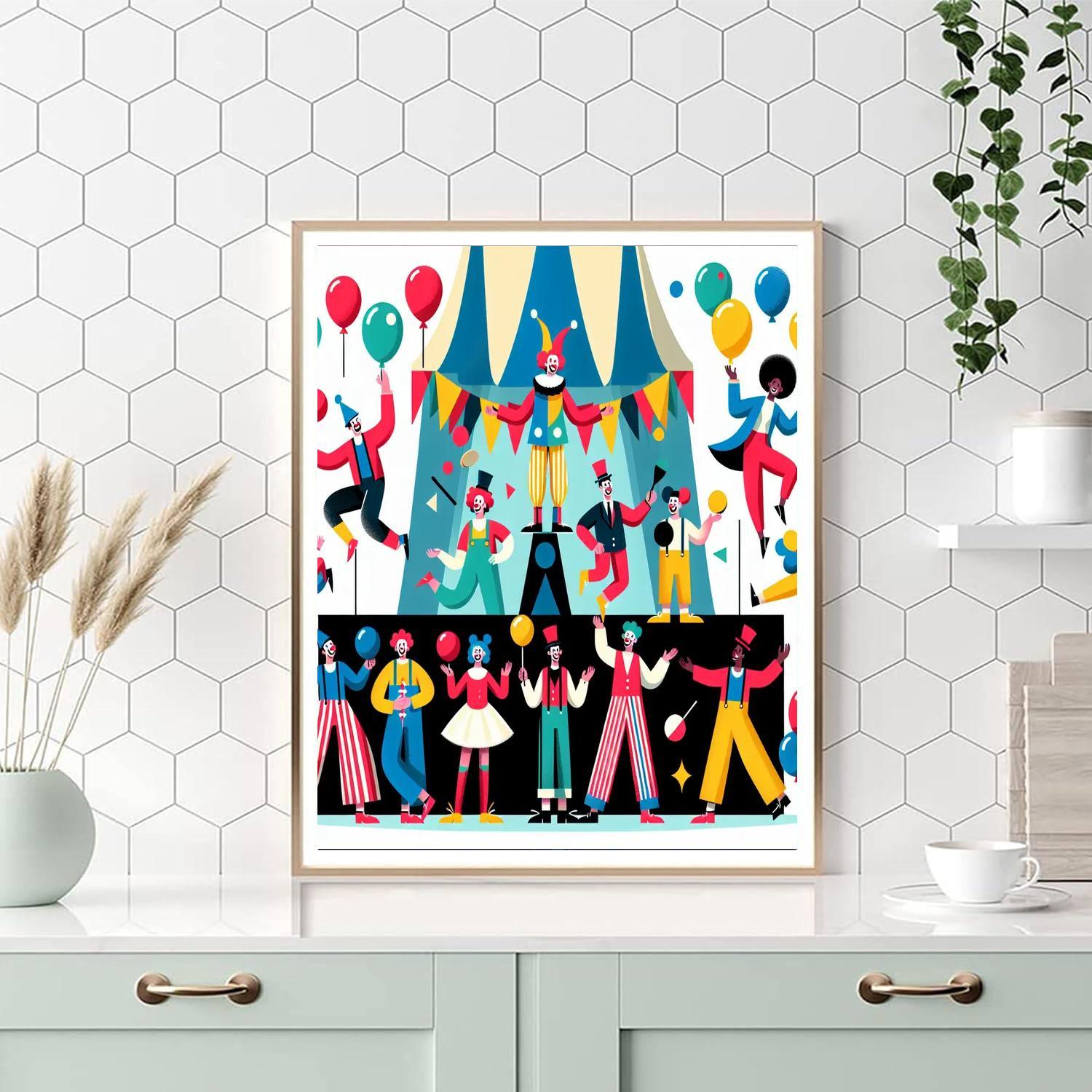 Circus Fun Extravaganza Paint By Number