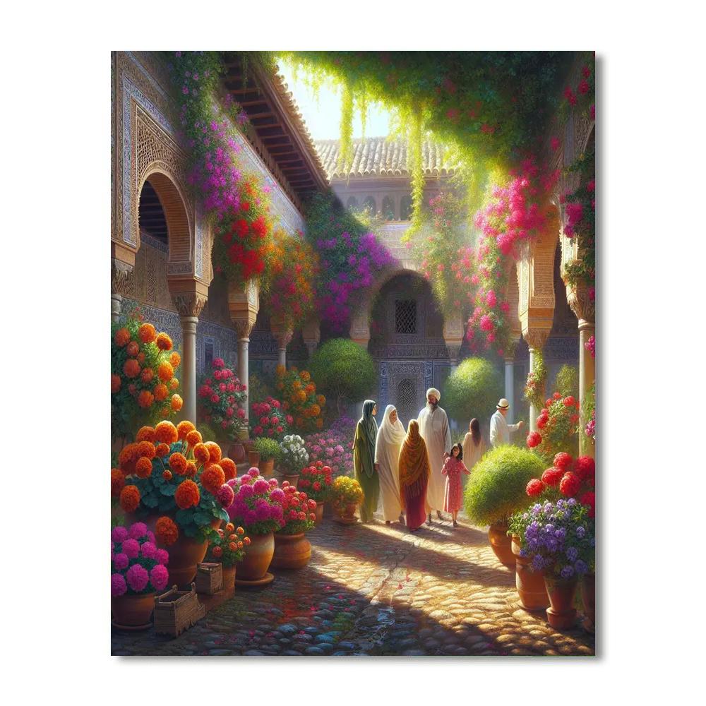 Córdoba Patios Festival - Spain Painting Number Kit