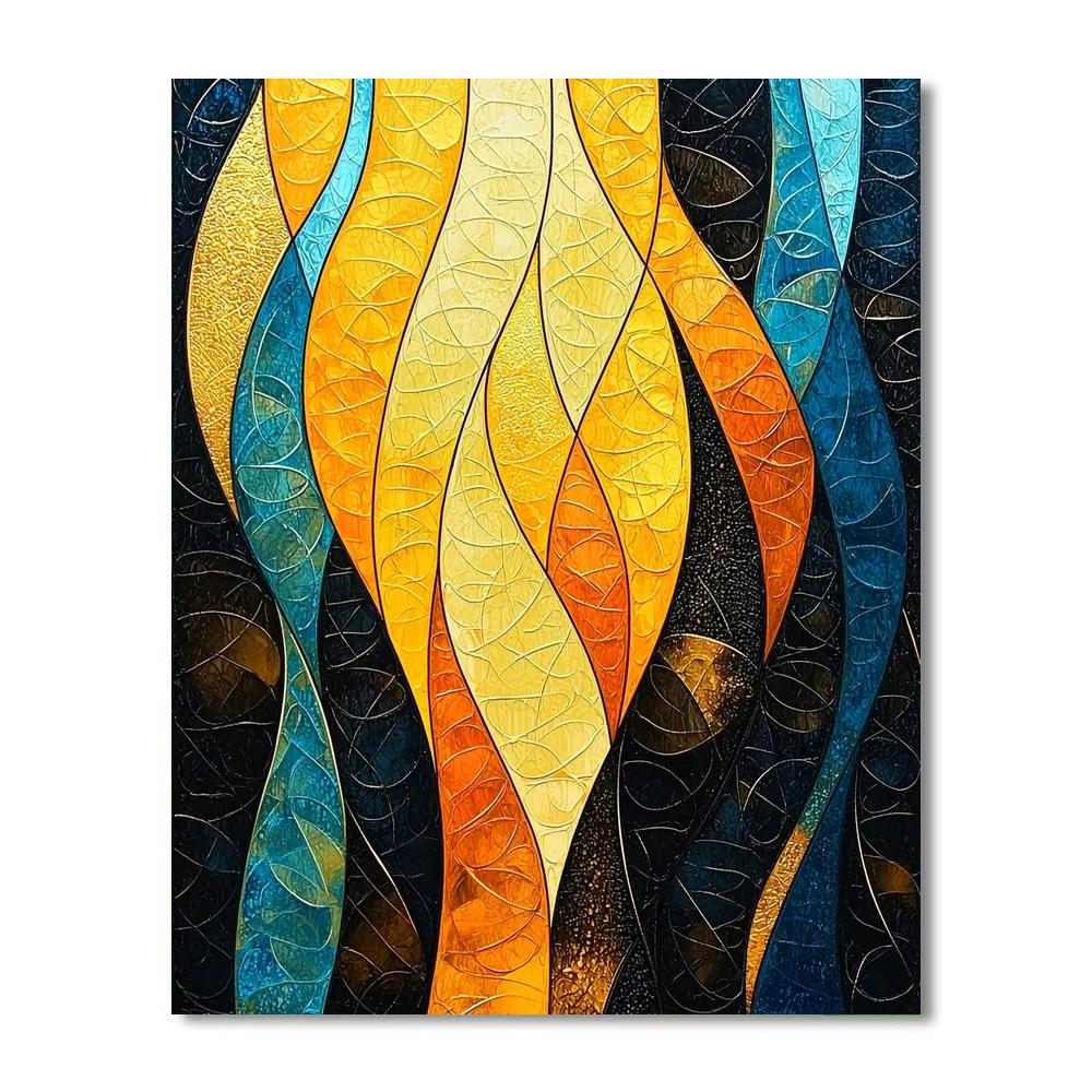 Caravaggio Inspired Spectral Dances  Painting Number Kit