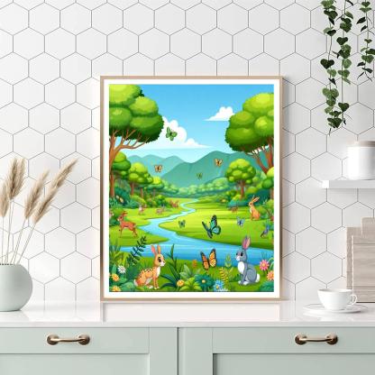 Exploring Eco-worlds Painting Number Kit