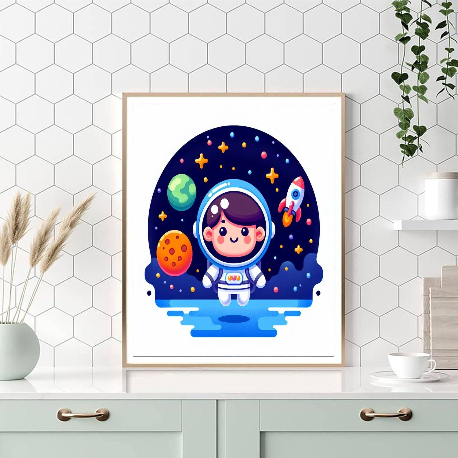 Galactic Explorer's Quest DIY Paint By Numbers