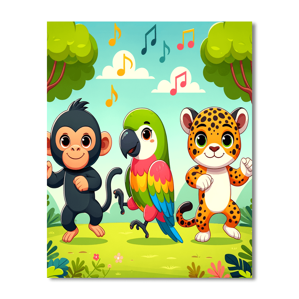 Dazzling Dance Party Paint By Color