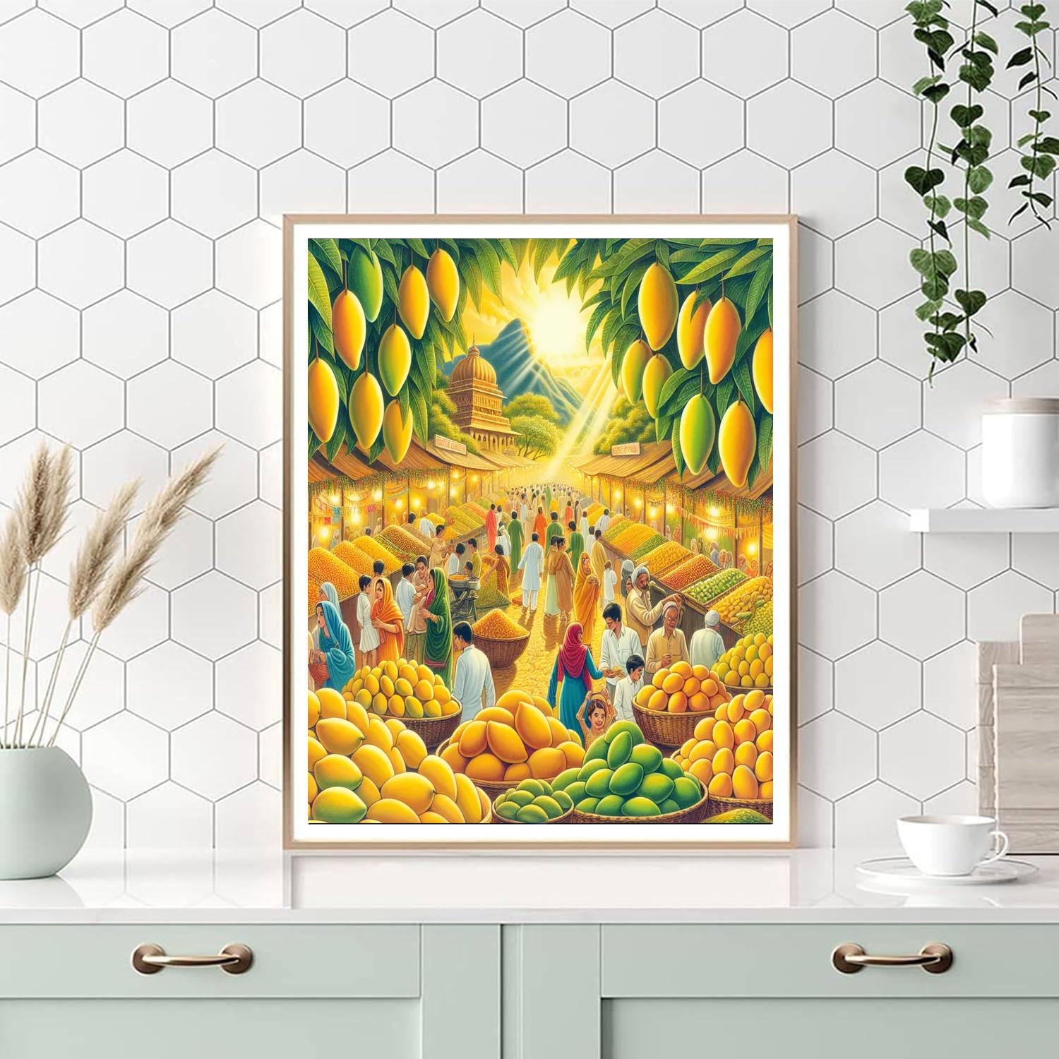 Mango Festival - Delhi Painting Number Kit