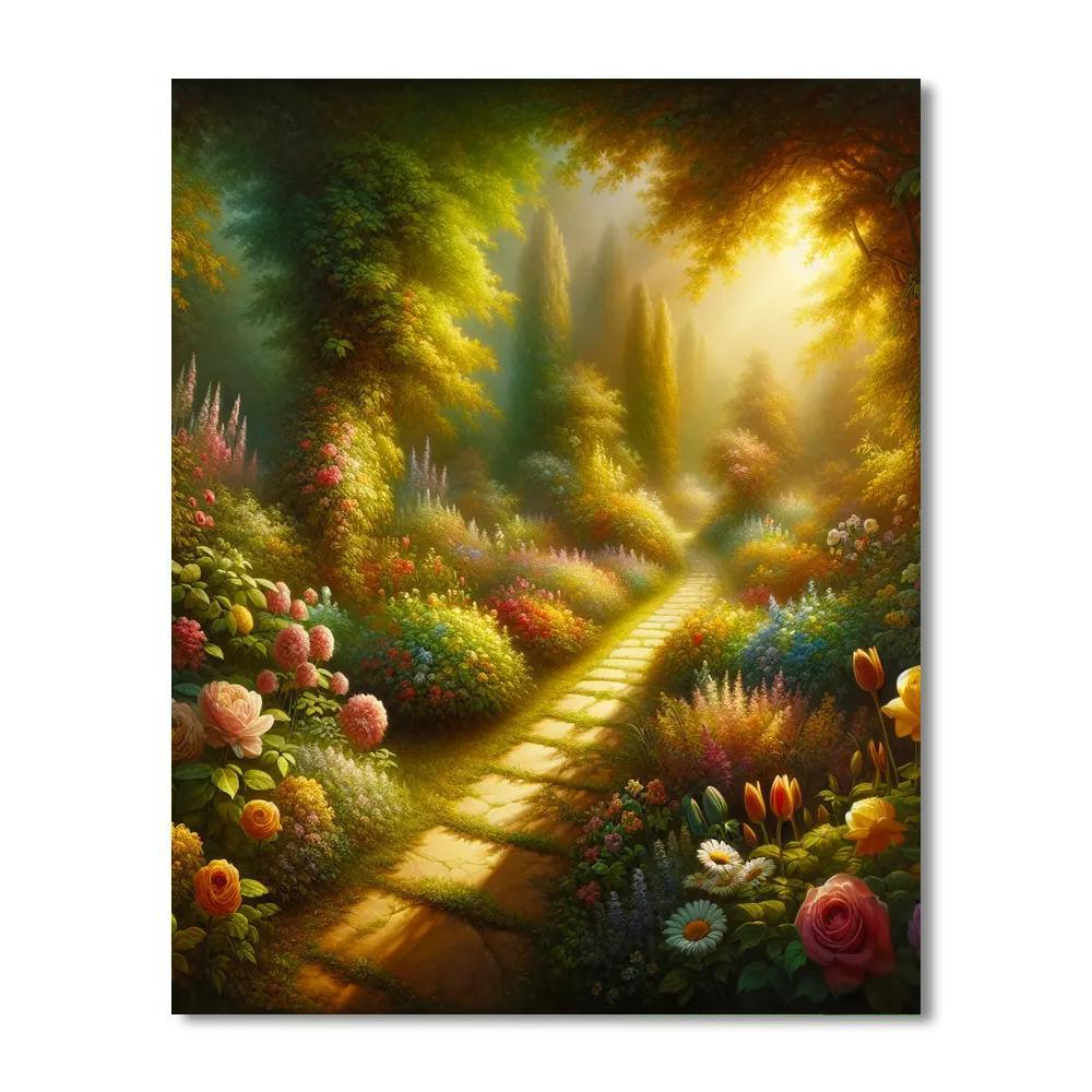 Garden Pathway Numbered Painting Kits