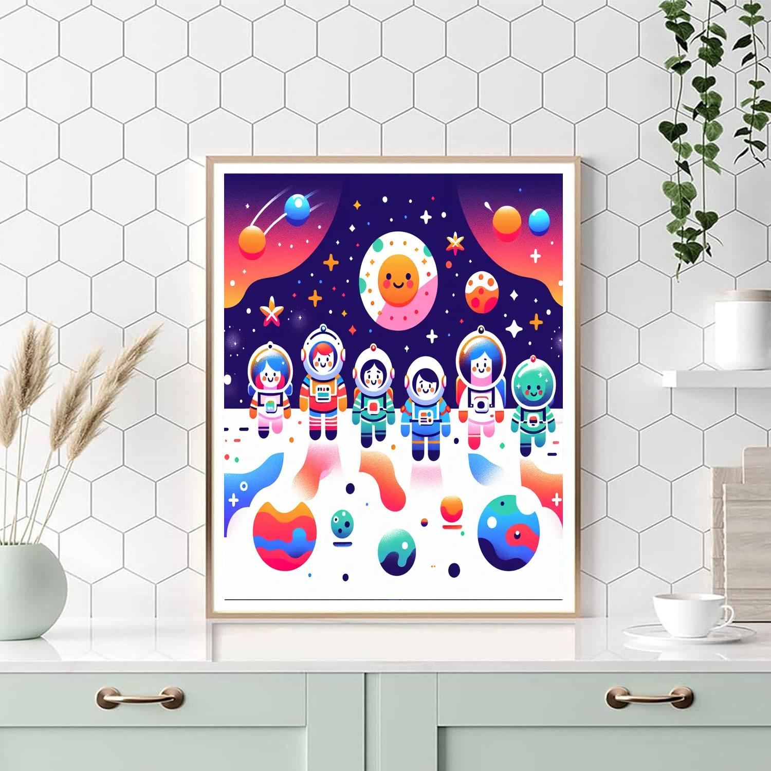 Space Voyage Of Discovery Painting By Numbers Kit