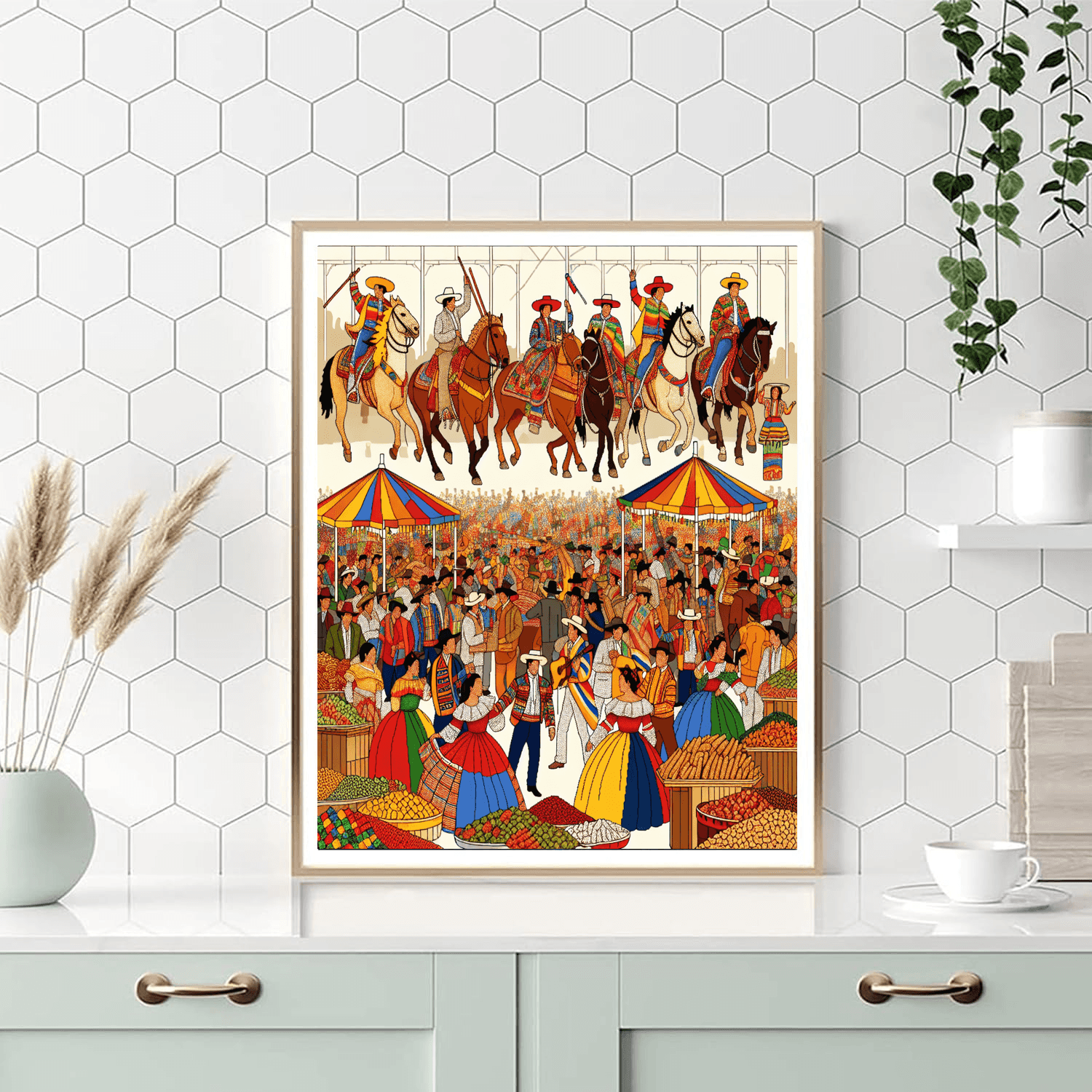 Fiestas Patrias - Chile Number Painting