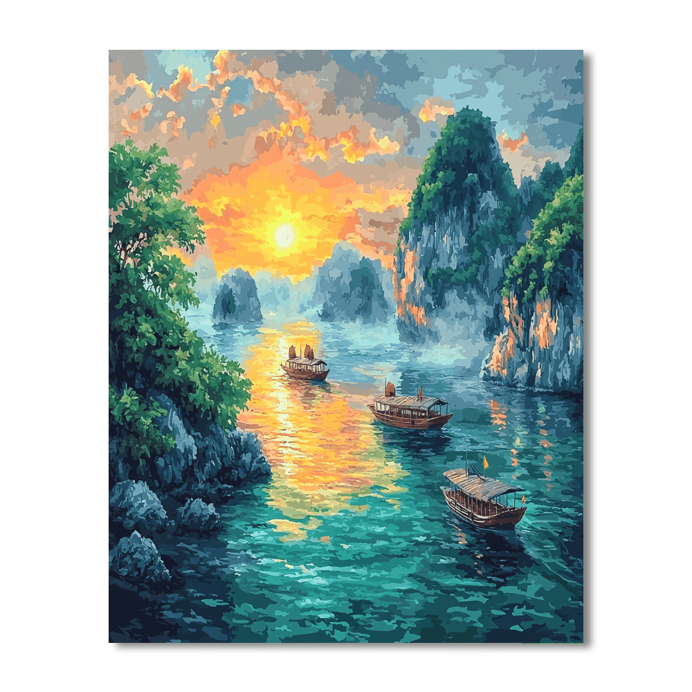 Halong Bay Paint By Numbers