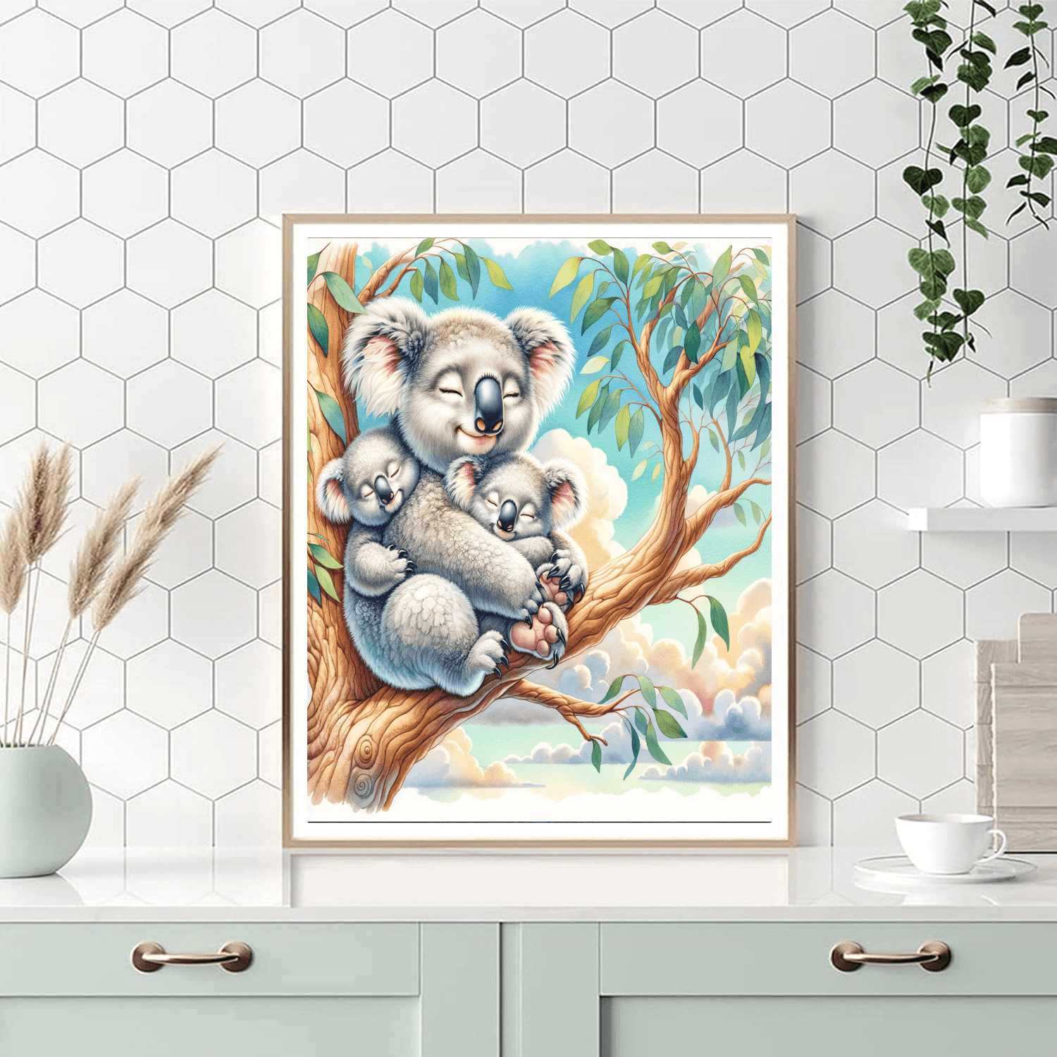 Cuddly Koala Family Paint By Numbers