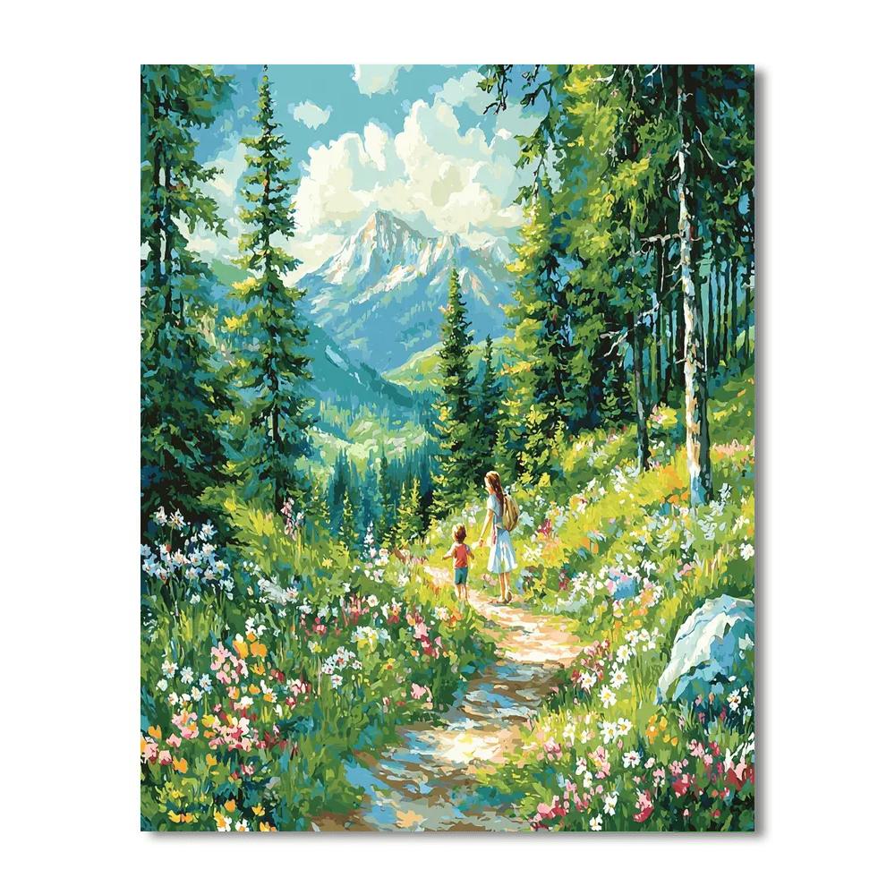 A Love Story In Every Step DIY Paint By Numbers