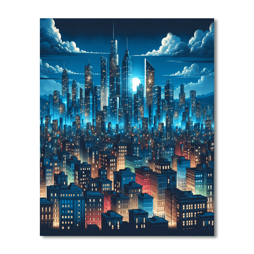 Captivating Nightfall Paint By Number