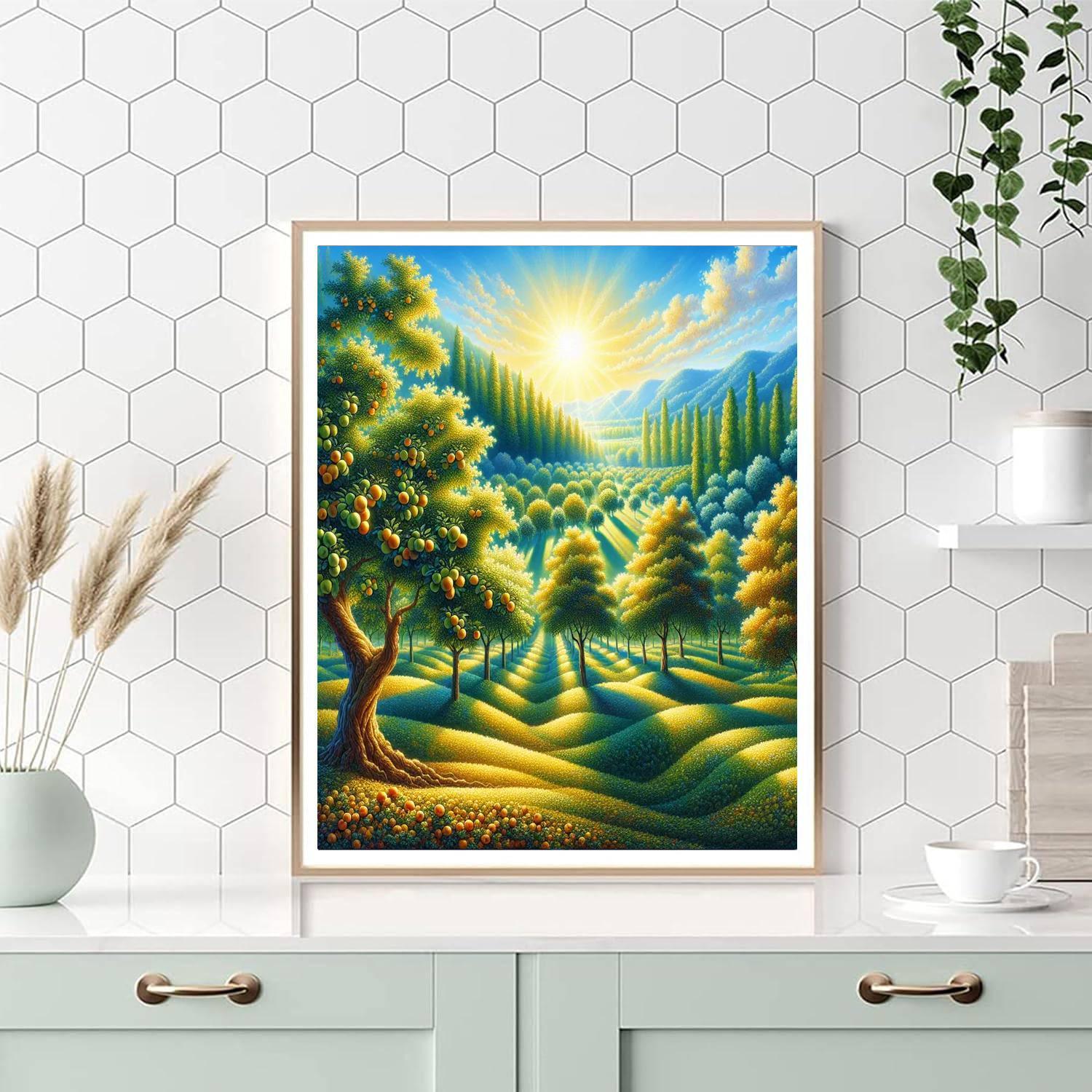 Countryside Orchard Bliss Paint By Color