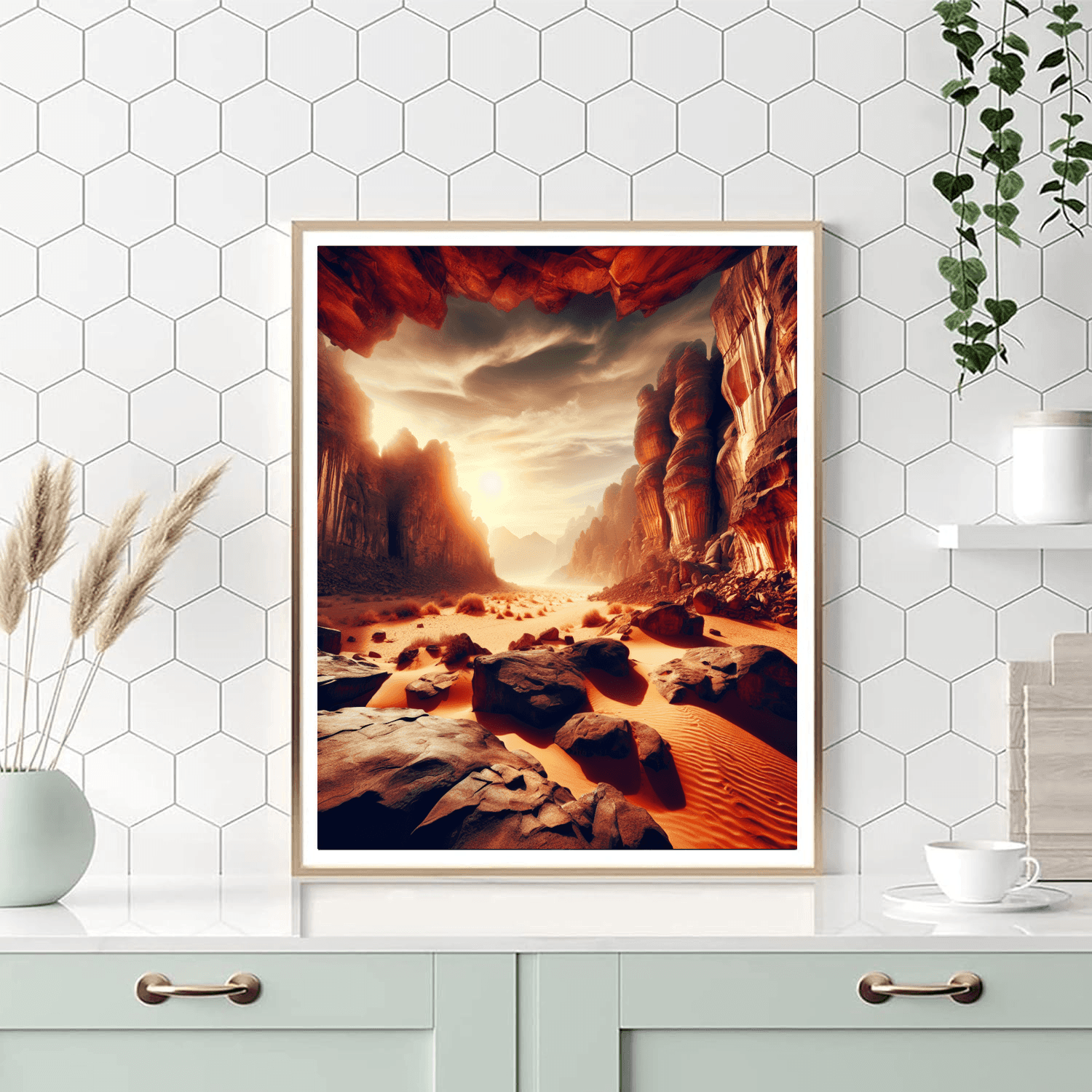 Western Desert Landscape Paint By Numbers
