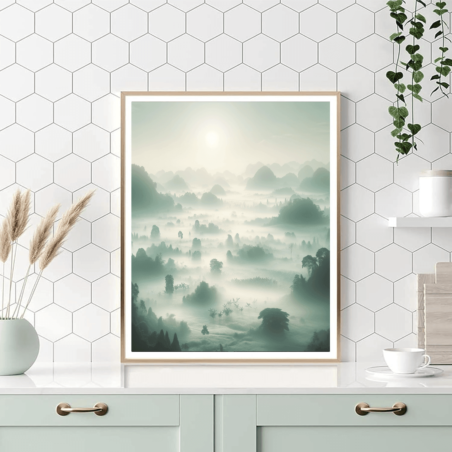 Gentle Morning Mist Paint By Number