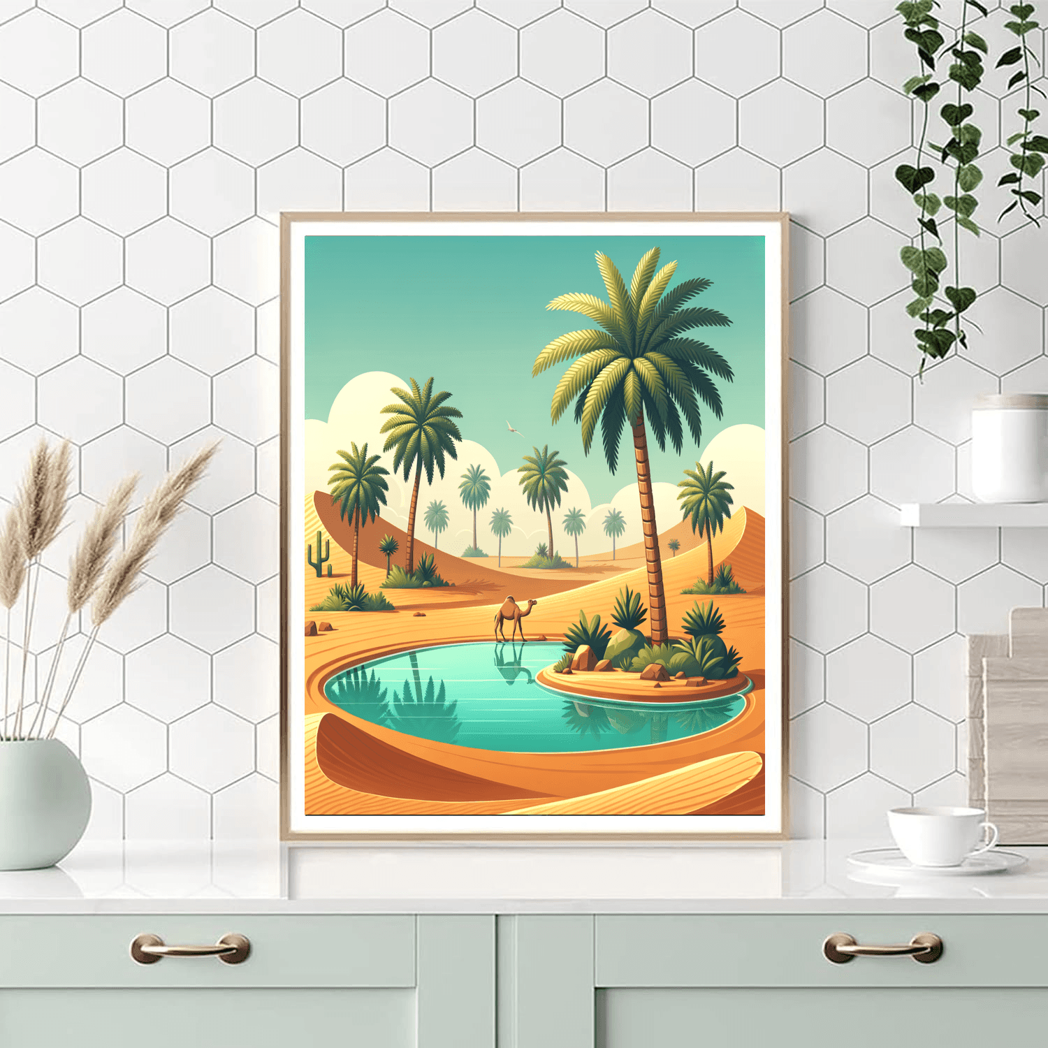 Desert Oasis Journey DIY Paint By Numbers