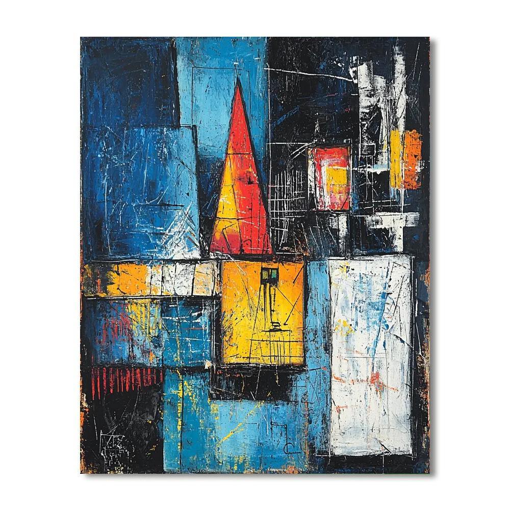 Jean-Michel Basquiat Inspired Fragments Of Truth  Painting By Numbers Kit