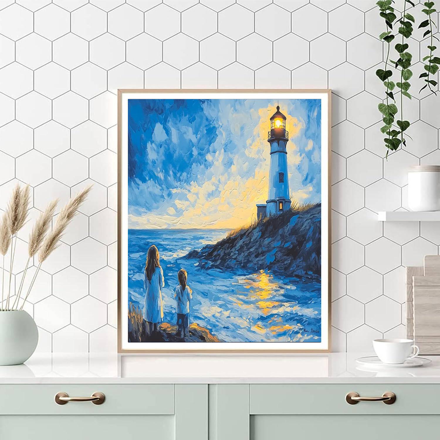 Guiding Light Of A Mother Paint By Color