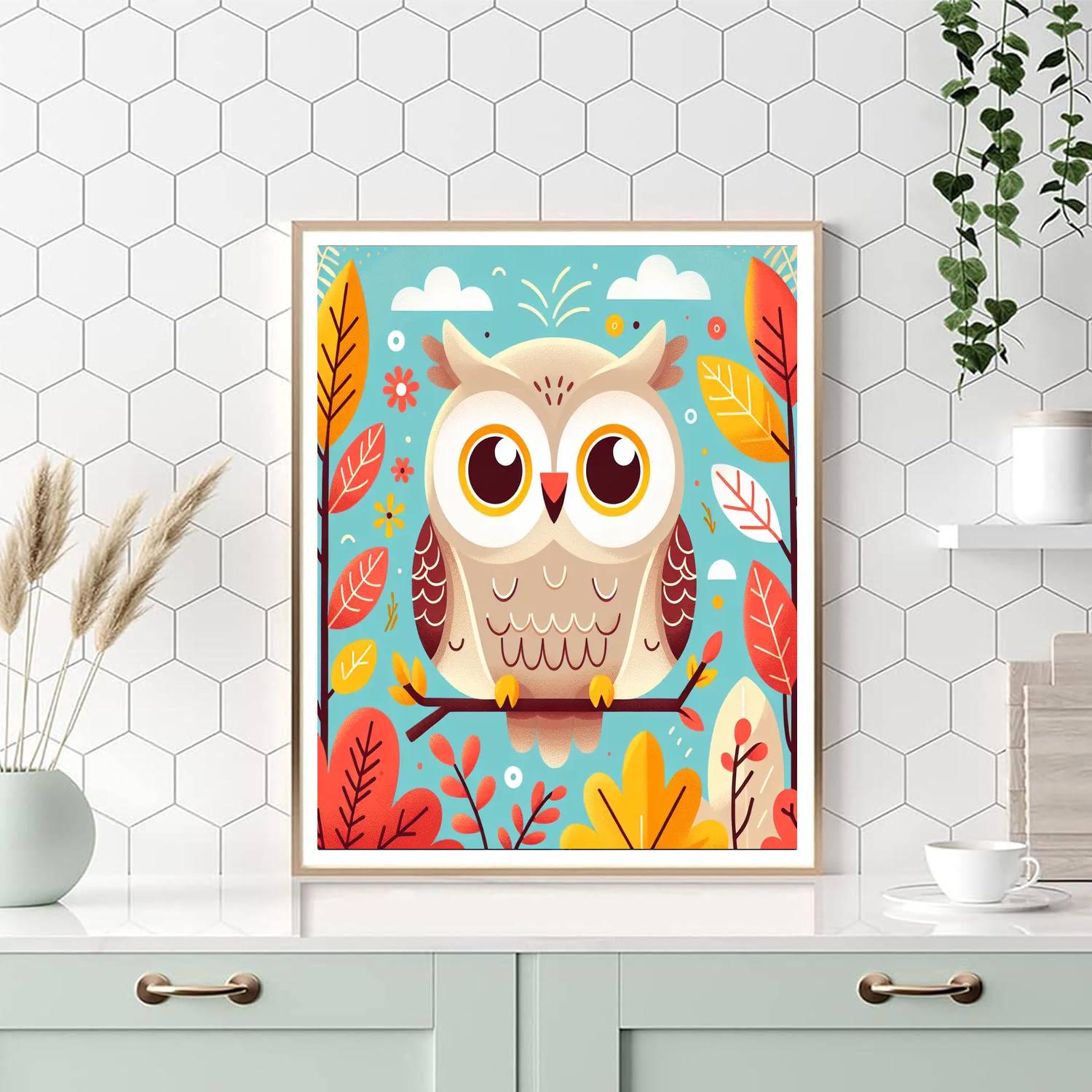 Sassy Owl Paint By Color