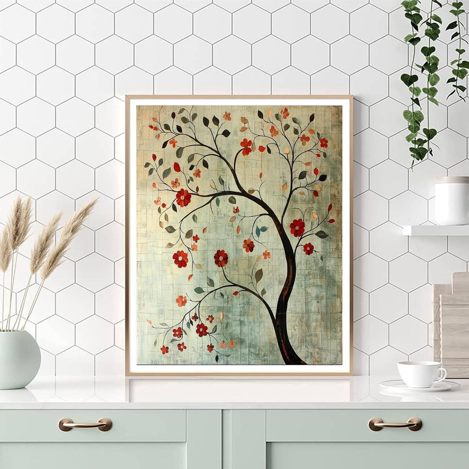 Nandalal Bose Inspired Essence Of The Seasons  Painting Number Kit