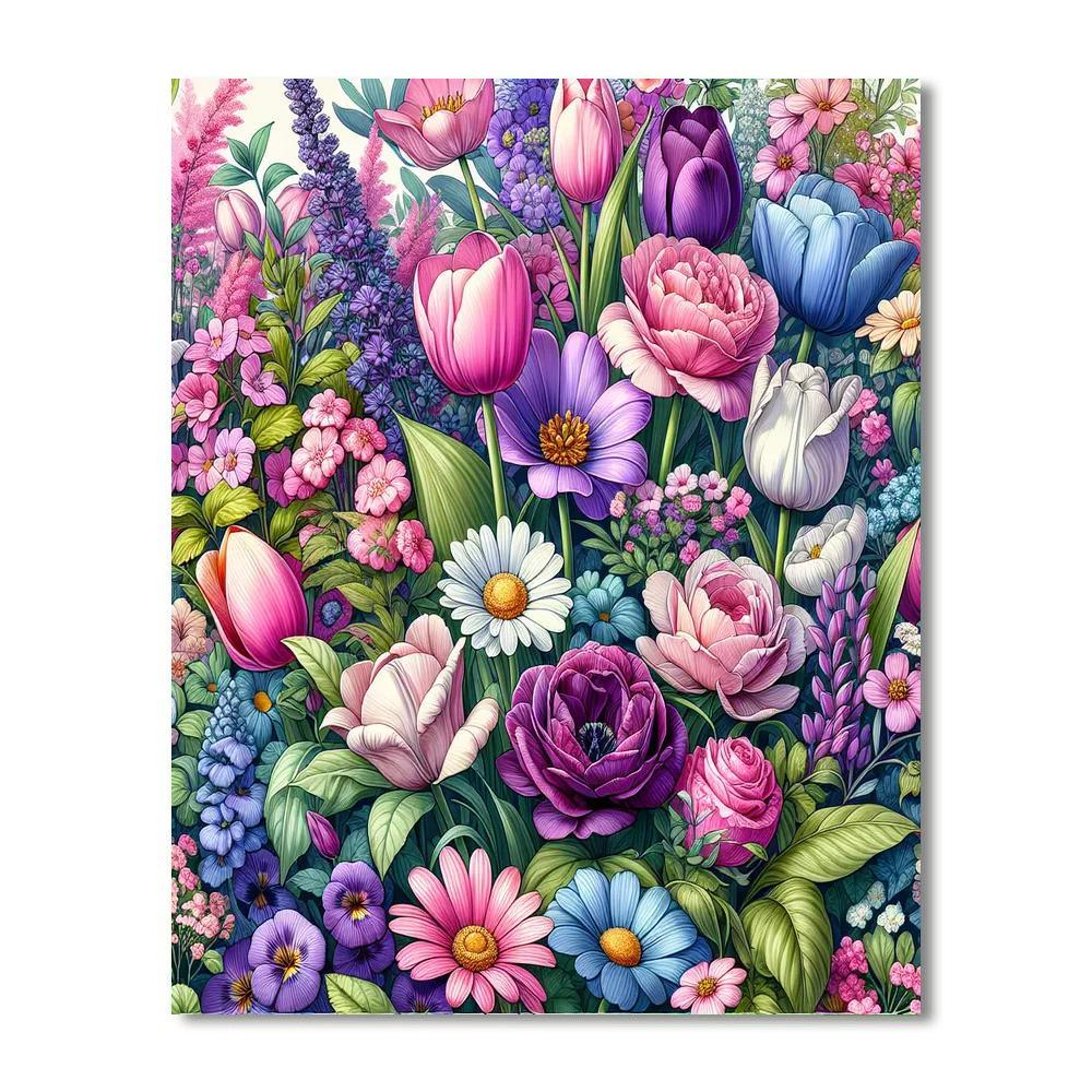 Magical Garden Escape Numbered Painting Kits