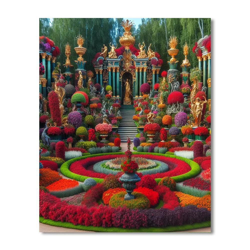 Royal Garden Pageantry Painting By Numbers Kit