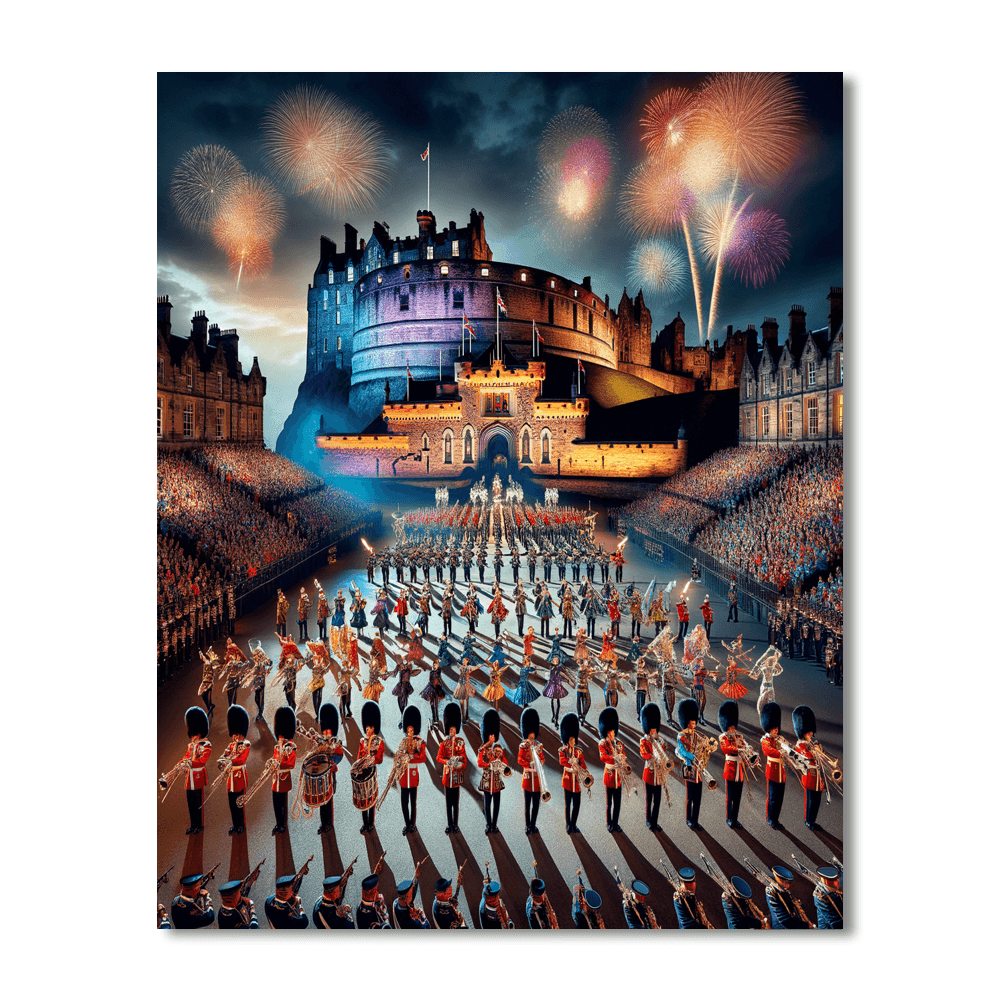 The Royal Edinburgh Military Tattoo - Scotland Numbered Painting Kits