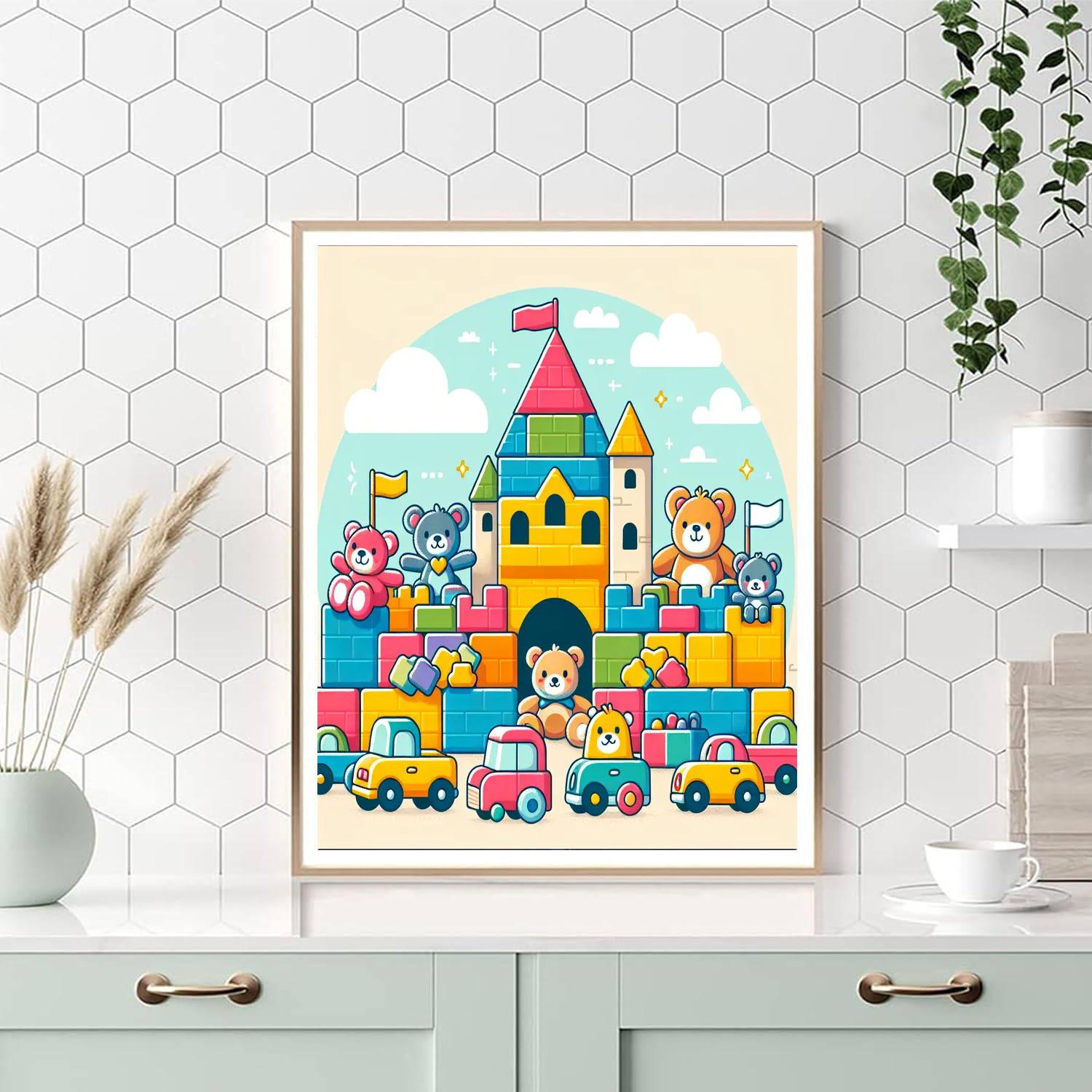 Magical Toy Kingdom Paint By Numbers