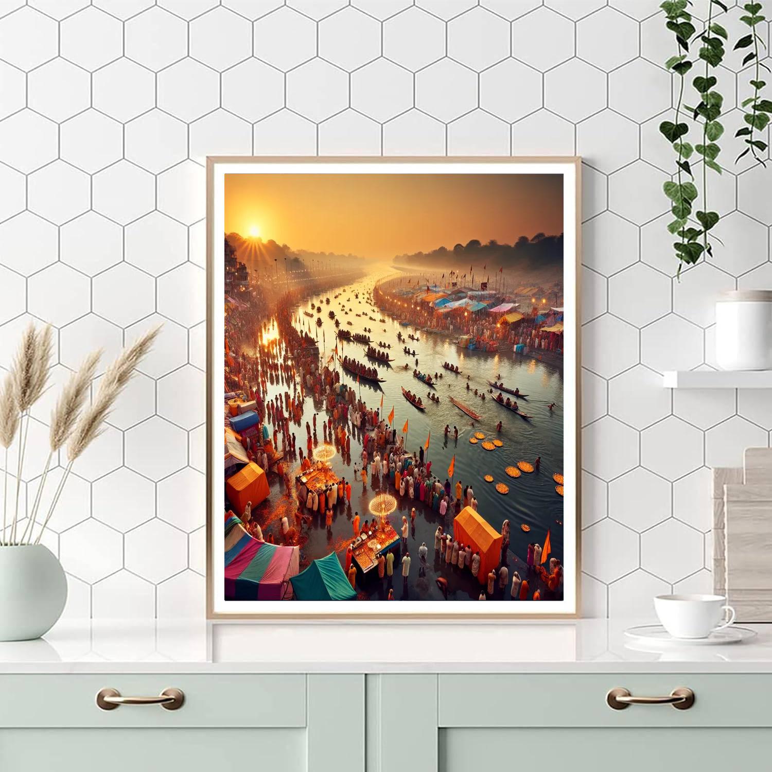 Kumbh Mela - Prayagraj, India Paint By Numbers