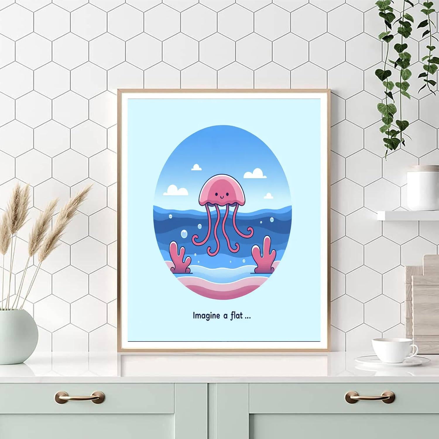 Jazzy Jellyfish Paint By Number