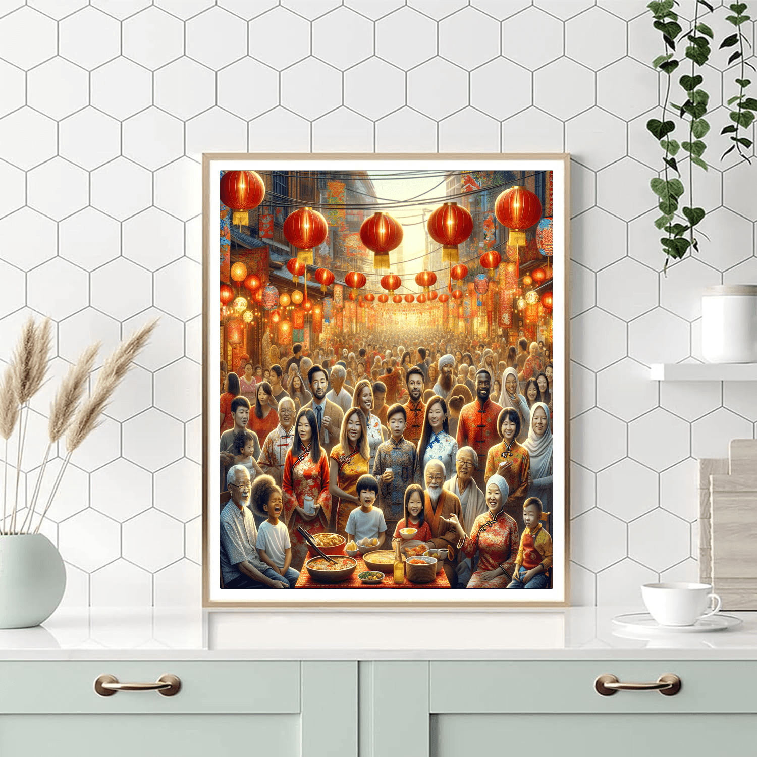 Lunar New Year Festival - Vietnam Numbered Painting Kits