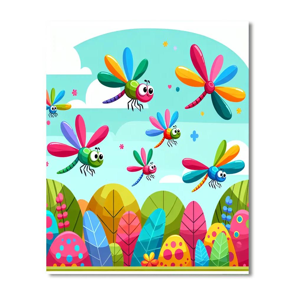Dashing Dragonfly Derby Numbered Painting Kits
