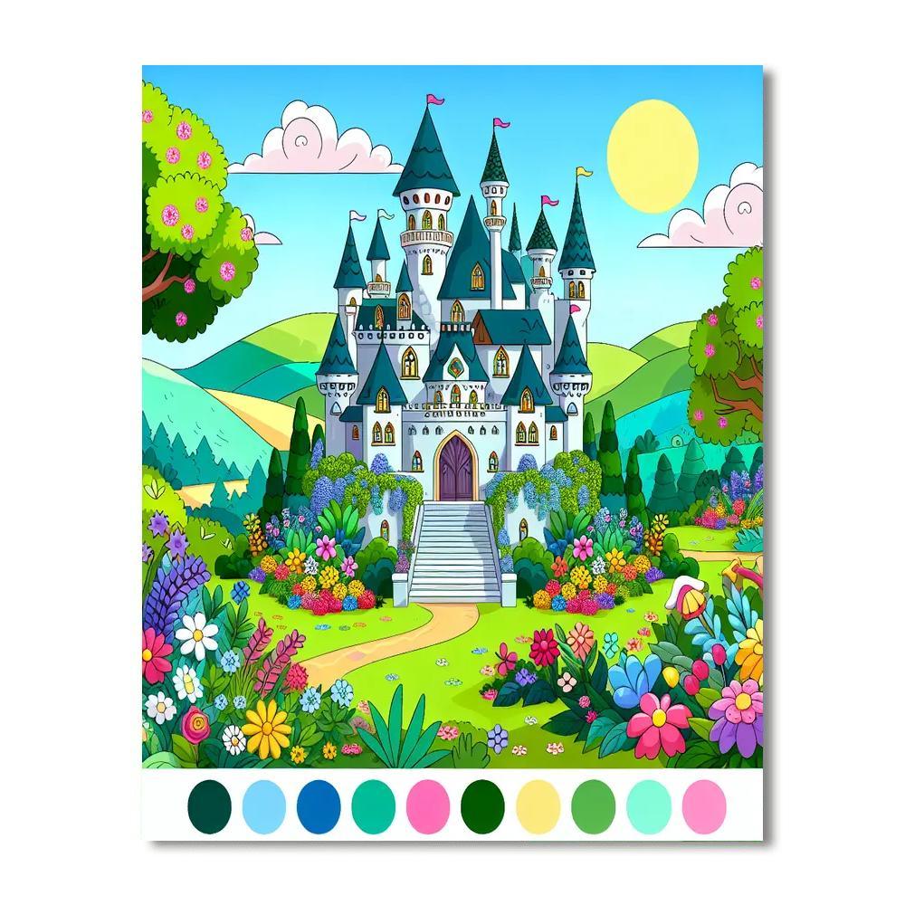 Fairytale Castle Retreat Paint By Numbers Kits