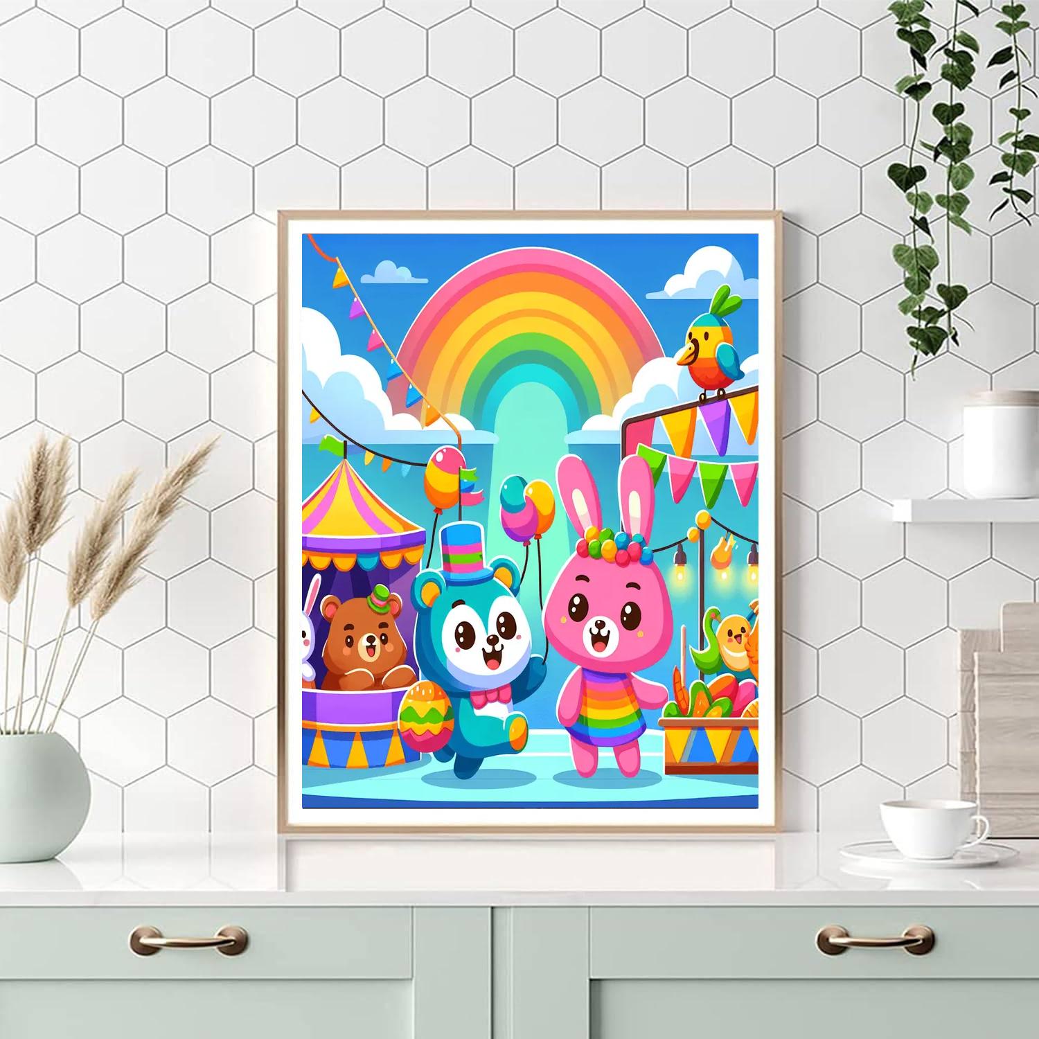 Friendly Creature Festival Numbered Painting Kits