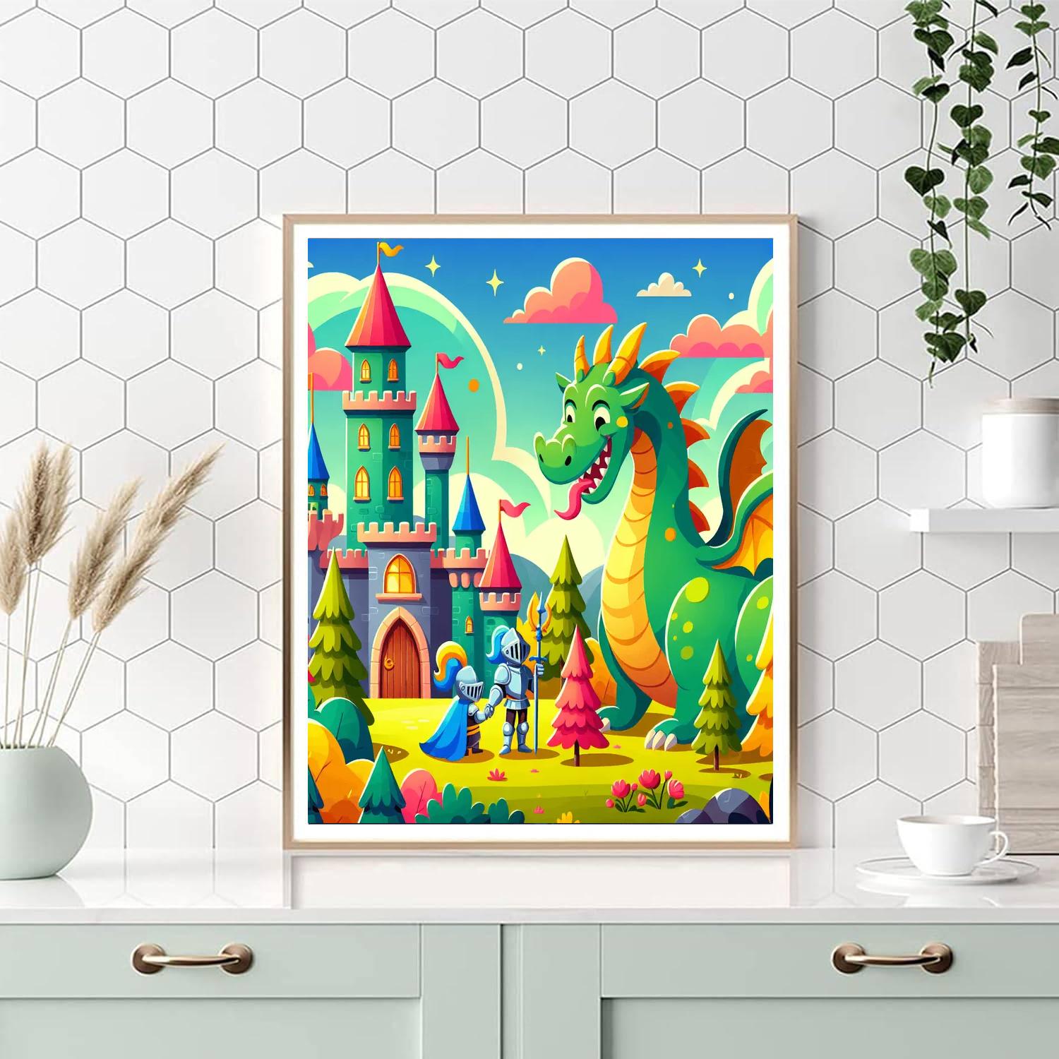 Epic Castle Quest Numbered Painting Kits